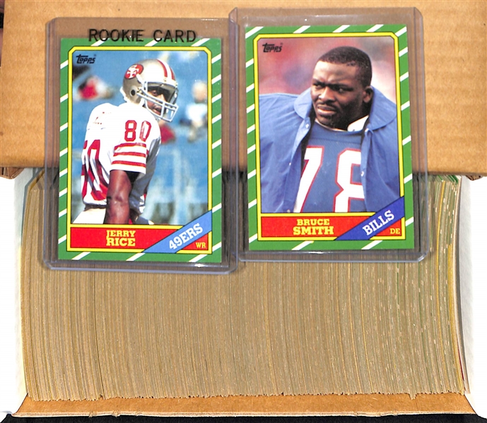 1986 Topps Football Card Complete Set (Jerry Rice Rookie)