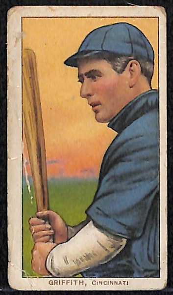 1909 T206 Clark Griffith (Batting) - Piedmont Back