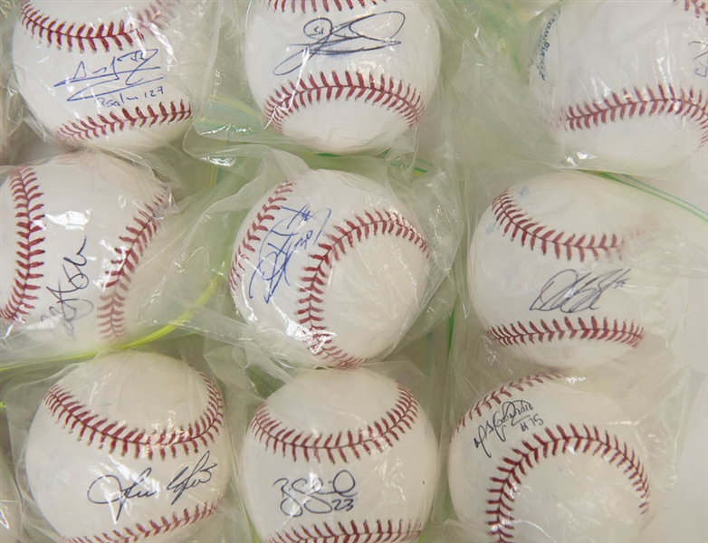 Lot of 20 Philadelphia Phillies Signed Baseballs - MLB Authenticated