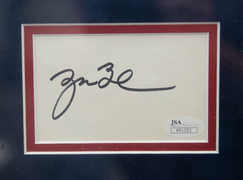 President George W. Bush Cut Autograph & Photo Display (17x28) - JSA