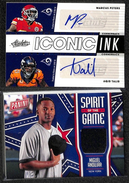 Lot of 45 Mixed Sports Autograph/Relic/SP Cards w. Ronald Acuna Jr