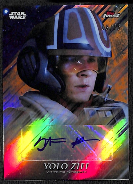 Lot of 22 Star Wars Autograph/Relic/Numbered Cards
