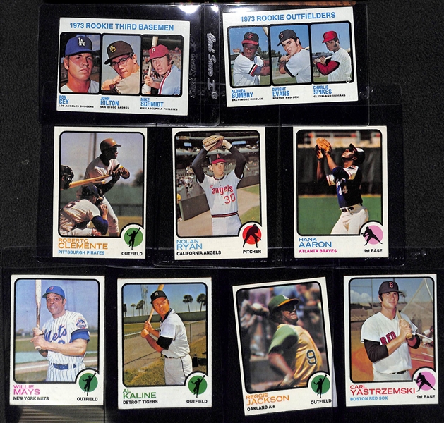 1973 Topps Baseball Card Set (All 660 Cards) w/ Mike Schmidt Rookie