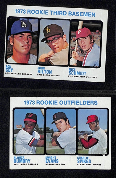 1973 Topps Baseball Card Set (All 660 Cards) w/ Mike Schmidt Rookie
