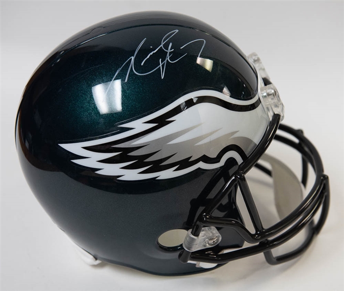 Michael Vick Signed Full-Size Eagles Helmet - JSA