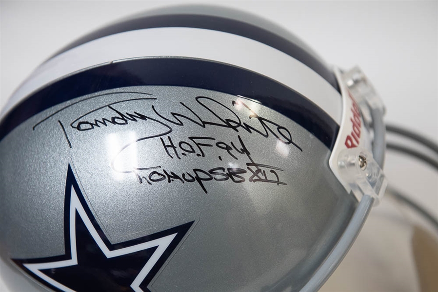 Randy White Signed Full-Size Riddell Cowboys Helmet (JSA COA) w/ HOF 94, Co-MVP, SB XII Inscription