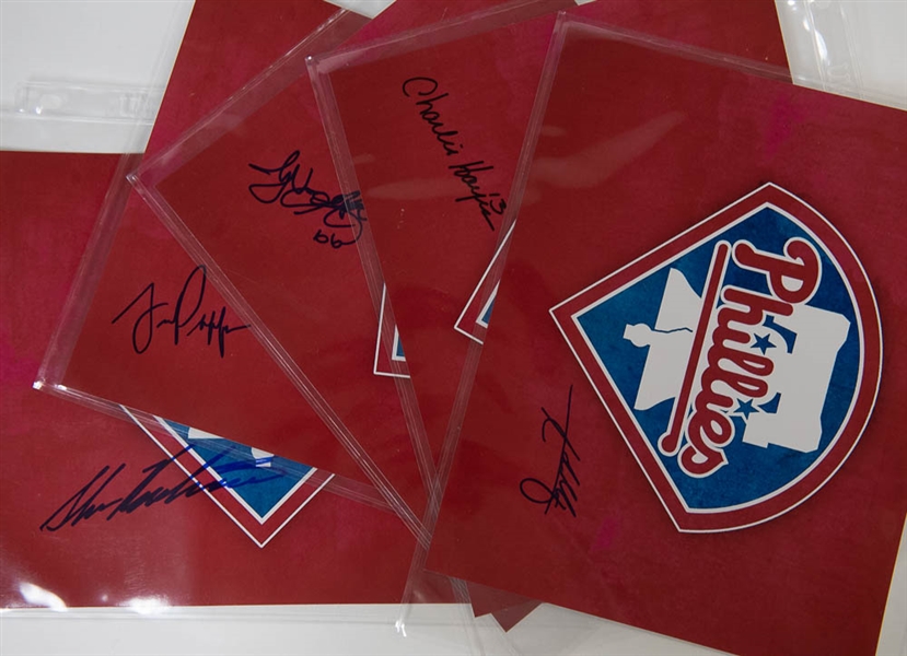 Phillies Autograph & Memorabilia Lot w. Ryan Howard Signed Photo - JSA