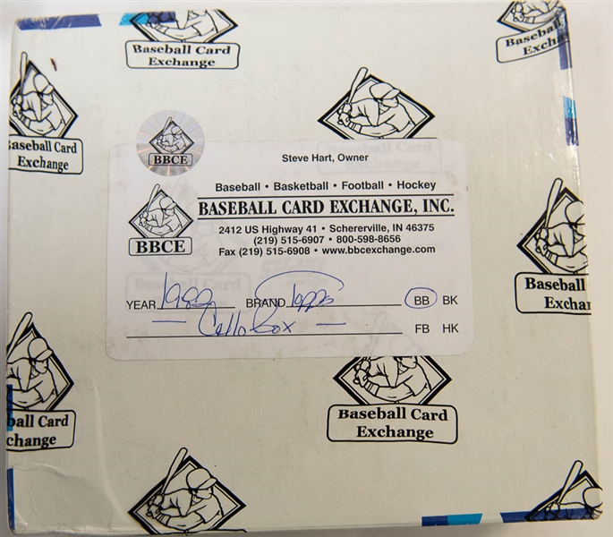 1982 Topps Cello Baseball Card Box