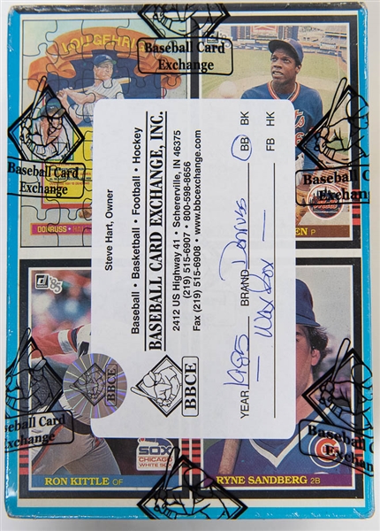 1985 Donruss Baseball Wax Card Box