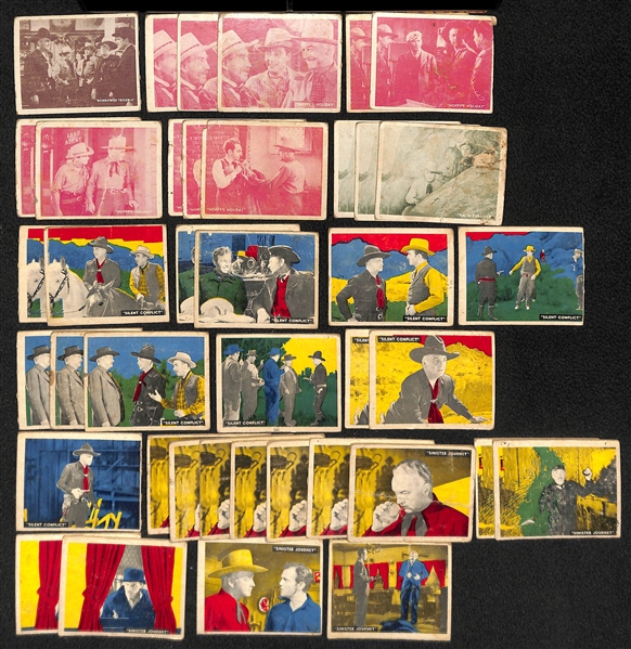 Lot of 40 Assorted 1950 Topps Hopalong Cassidy Cards