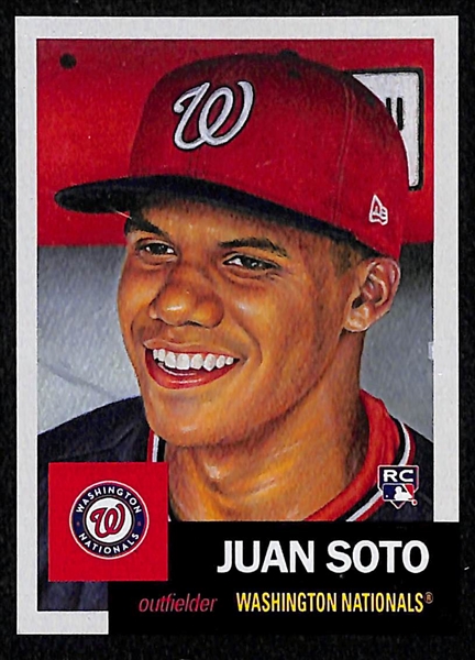 Lot of 20 - 2018 Juan Soto Topps Living Set Cards