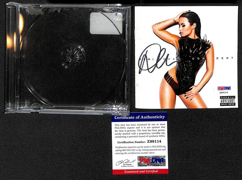 Demi Lovato Autographed CD Jacket - PSA/DNA Authenticated