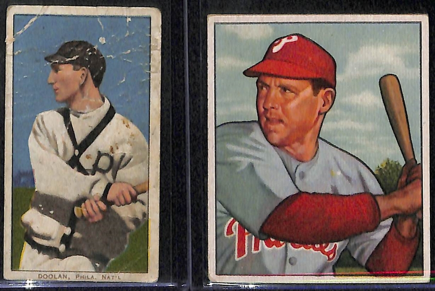 Lot of 5 Vintage Baseball Cards w. 1933 Goudey Red Faber