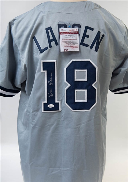 Don Larsen Signed Yankees Style Jersey - JSA