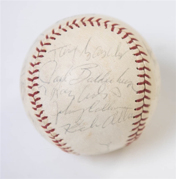 1964 Phillies Team Signed Baseball w. Jim Bunning
