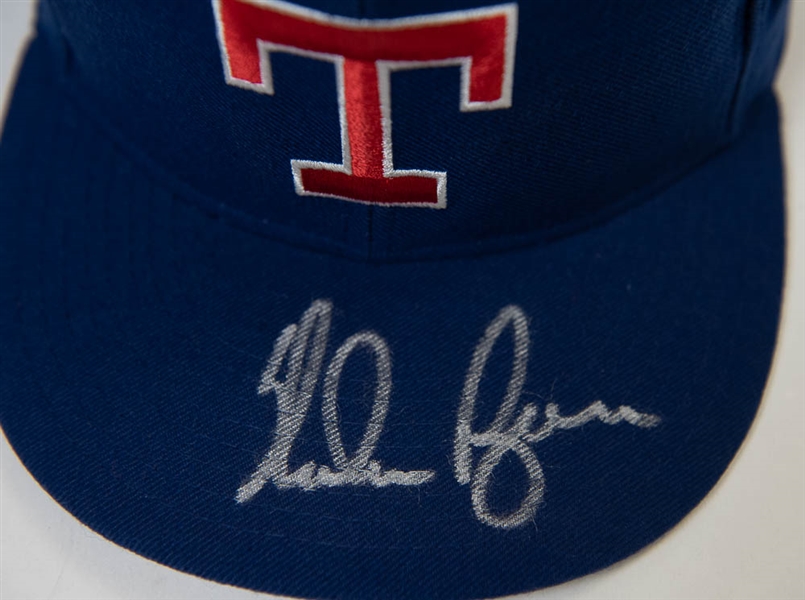 Nolan Ryan Signed Texas Rangers Hat