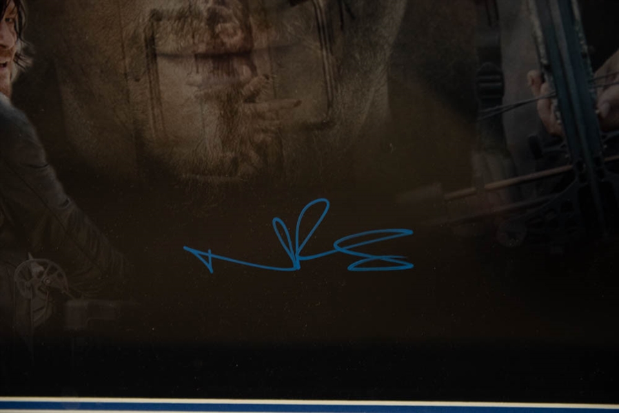 Norman Reedus Daryl Signed & Framed The Walking Dead Framed Photo (26x26) - JSA