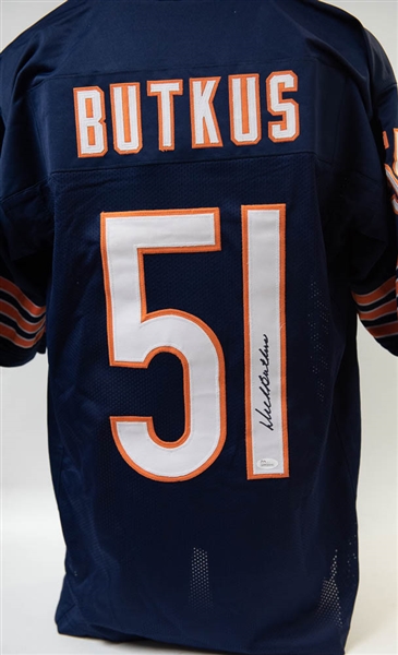 Dick Butkus Signed Bears Style Jersey - JSA