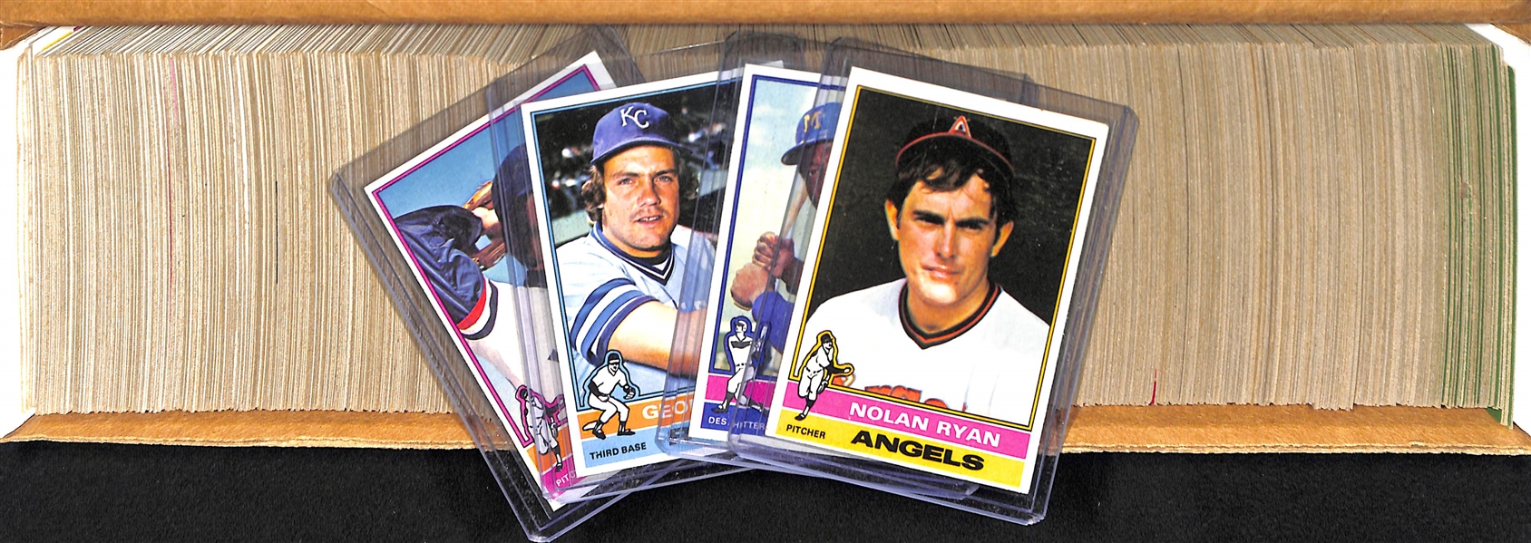1976 Topps Baseball Partial Set - 600+ Cards w. Ryan & Aaron
