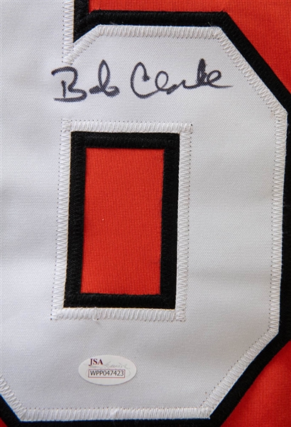 Bob Clarke Signed Flyers Style Jersey - JSA
