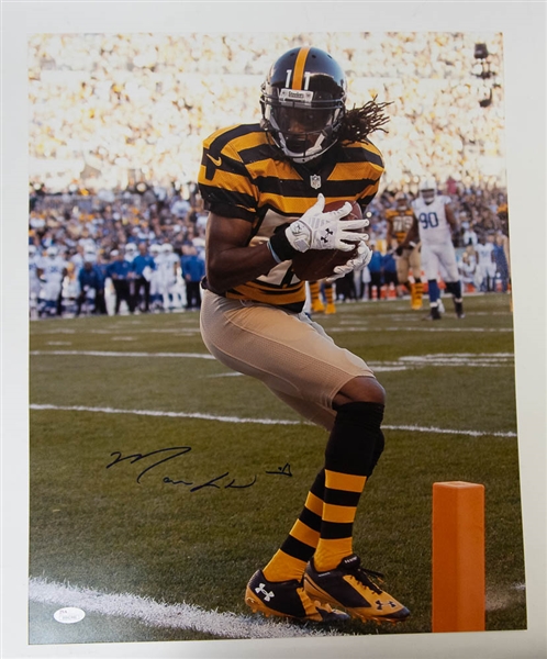 Lot of 3 Steelers Signed Photos w. Antonio Brown