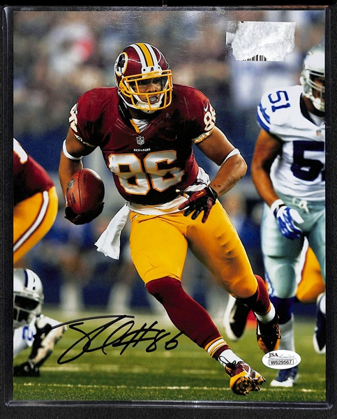 Lot of 11 Football Signed 8x10 Photos w. Alfred Morris & Nelson Agholor