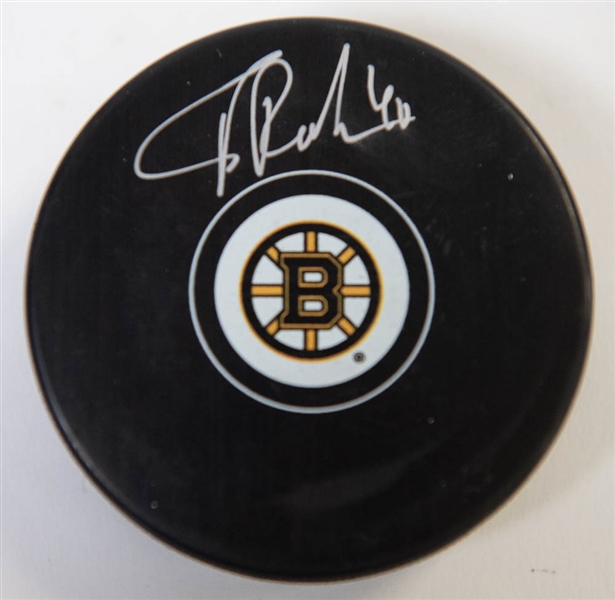 Tuukka Rask Signed Bruins Hockey Puck - Fanatics