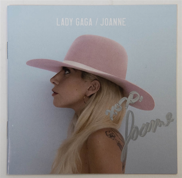 Lady Gaga Signed Joanne CD Booklet - JSA