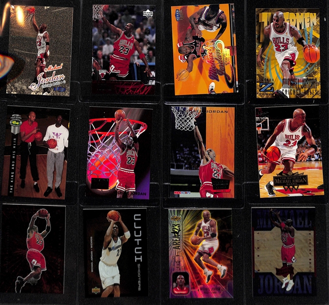 Lot of (21) Michael Jordan Cards (Inc. Ultra Gold Medallion, 1997 UD Gatorade 4-Card Set, + Inserts)