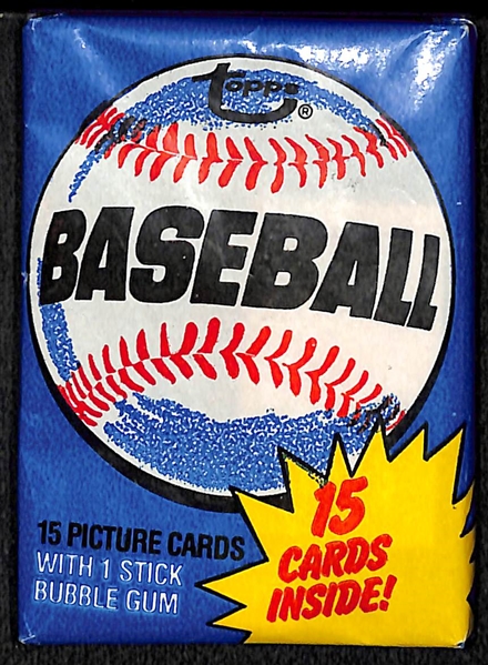 1979 and 1980 Unopened Baseball Wax Packs (Rickey Henderson Rookie?)