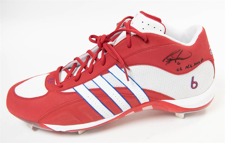 Ryan Howard Autographed & Inscribed Cleat - JSA