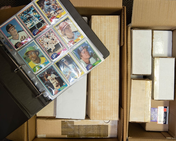 Lot of 6000+ Sports Cards, Mostly Baseball, From the 1980s-1990s