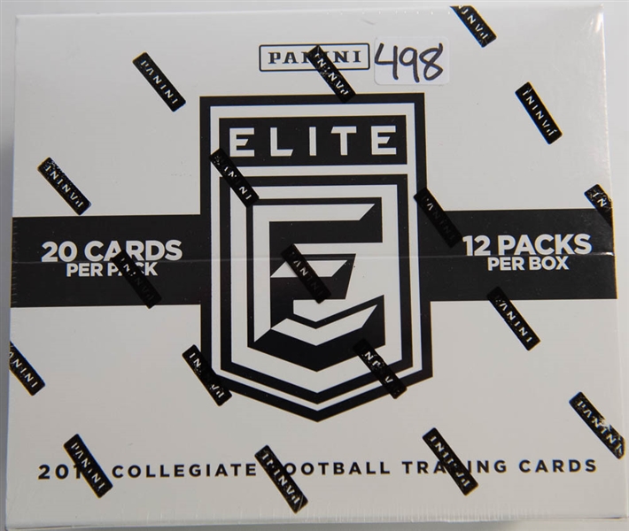 2017 Panini Elite Draft Football Fat Pack Retail Box (6 autographs per box, on averages) - Possible Patrick Mahomes RC