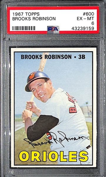 1967 Topps Brooks Robinson #600 - PSA 6