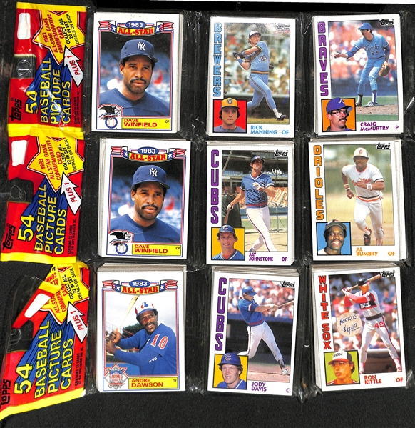Lot of (9) 1984 Topps Baseball Rak Packs