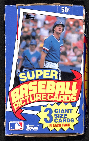 1985 Topps Super Unopened Baseball Card Box (24 Packs)