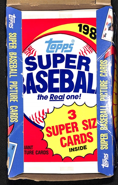 1985 Topps Super Unopened Baseball Card Box (24 Packs)