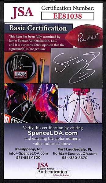 Johnny Unitas Signed Rare Team-Issued 8x10 Photo (Mounted & Framed) - JSA COA