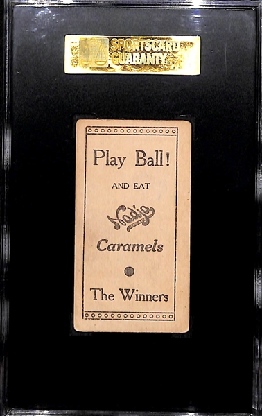 1909 E92 Nadja Caramels Dots Miller Batting - SGC 50 (4)
