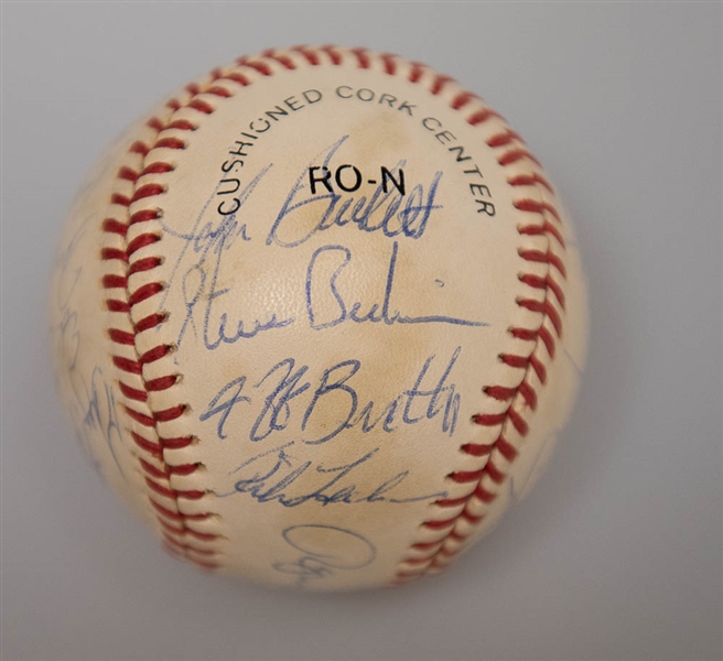Lot of 3 San Francisco Giants Team Signed Baseballs - Gary Carter Estate Collection - JSA Auction Letter