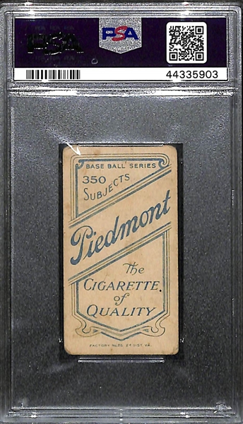 1909-11 T206 Piedmont 350 John McGraw Finger In Air Graded PSA 1