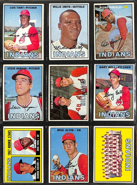 Lot of 507 Indians Cards 1955-1980