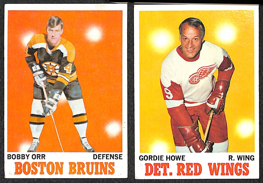 1970-71 Topps Hockey Complete Card Set w. 9 Stamps