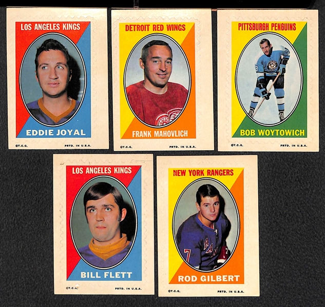 1970-71 Topps Hockey Complete Card Set w. 9 Stamps