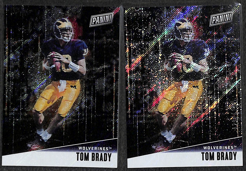 Lot of 304 Mixed Sports Numbered Cards w. Tom Brady & Lionel Messi