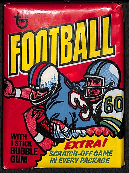 1975 Topps Football Unopened Wax Pack