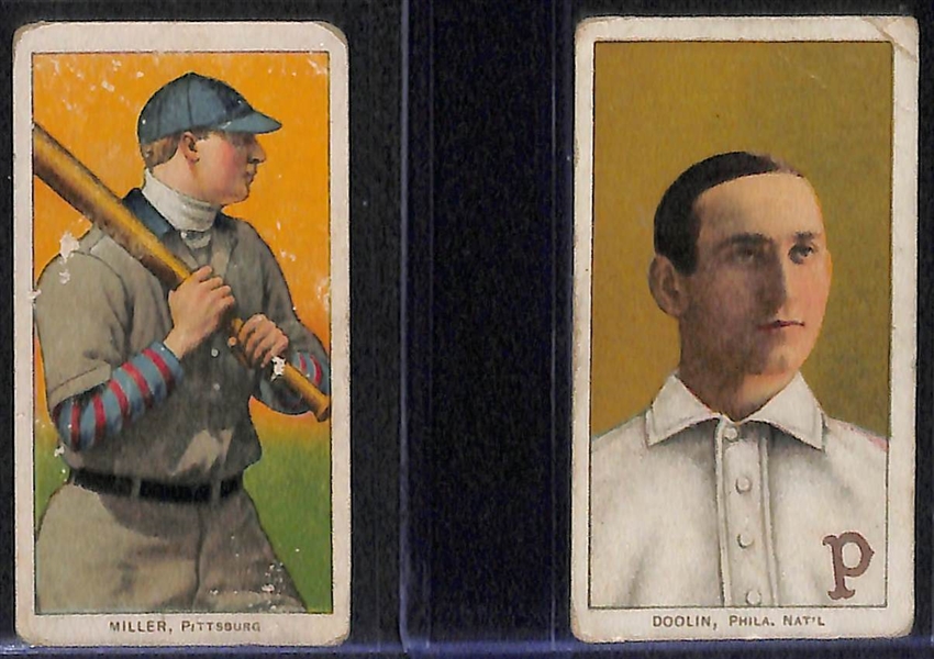 Lot of 5 - 1909 T206 Cards w. Fred Clarke (Holding Bat)