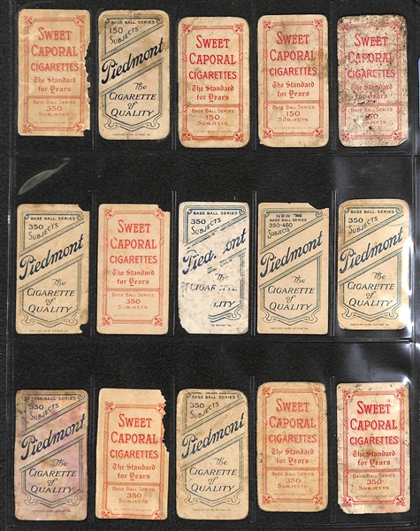 Lot of 25 - 1909 T206 Cards w. Addie Joss