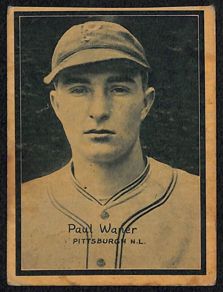 Paul Waner & Heine Manush 1931 W517 Cards