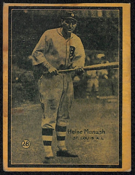 Paul Waner & Heine Manush 1931 W517 Cards